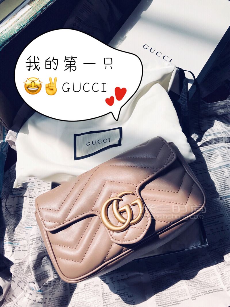 我的第一只GUCCI super mini (土澳最便宜) 一只包包真的可以讓人開心好久 (1)