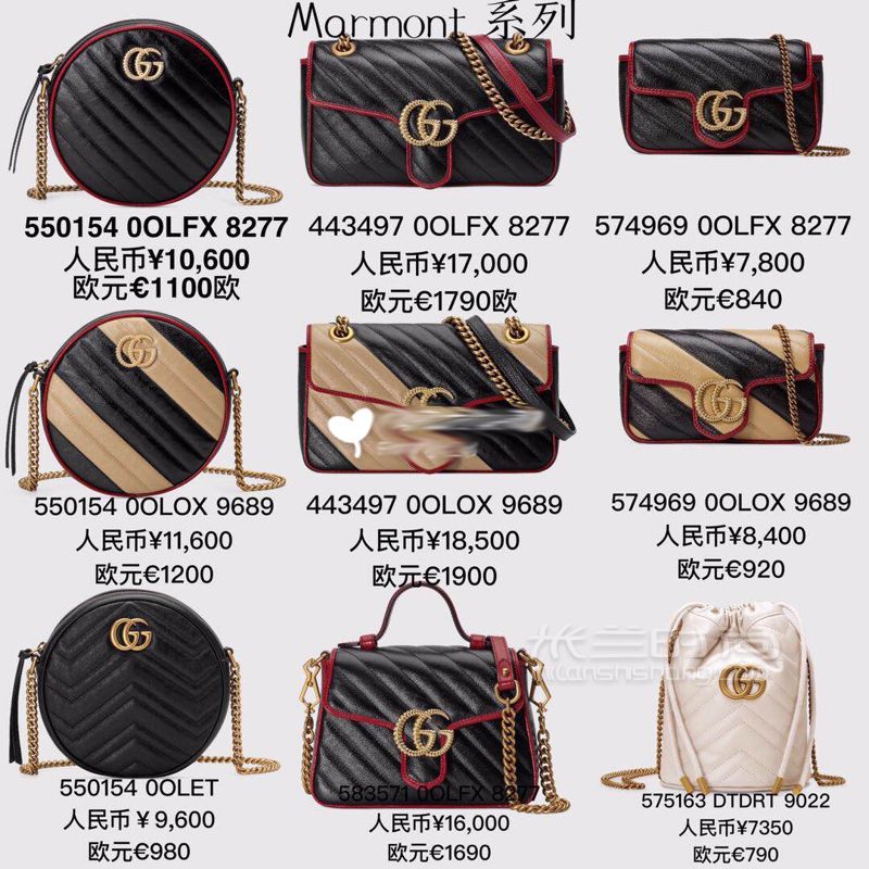 Gucc七大系列經(jīng)典包(附國內(nèi)/意大利價(jià)格) Gucci源于意大利的時(shí)裝奢飾品牌 (1)