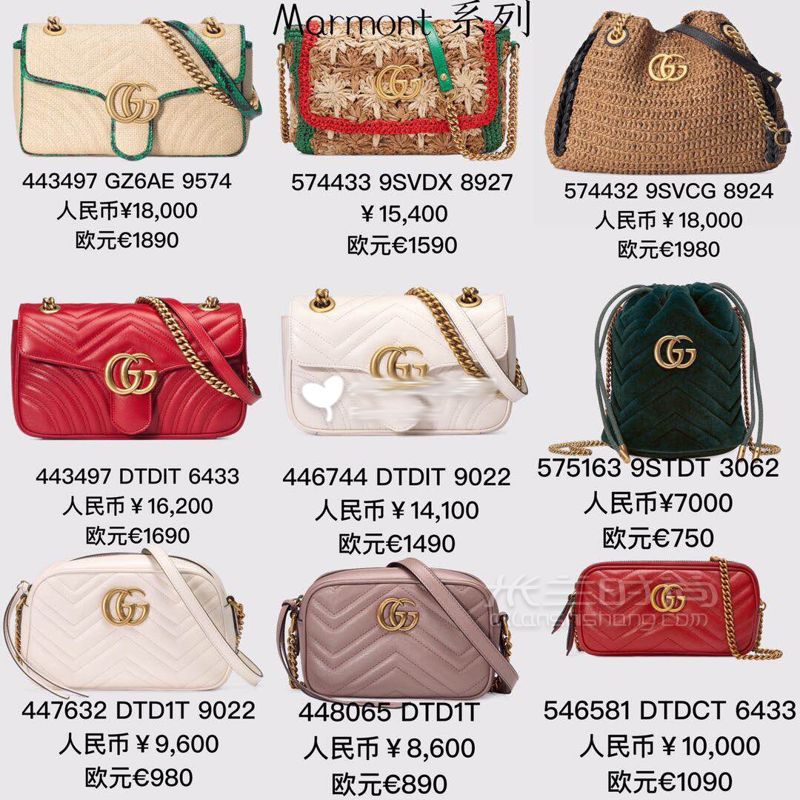 Gucc七大系列經(jīng)典包(附國內(nèi)/意大利價(jià)格) Gucci源于意大利的時(shí)裝奢飾品牌 (3)