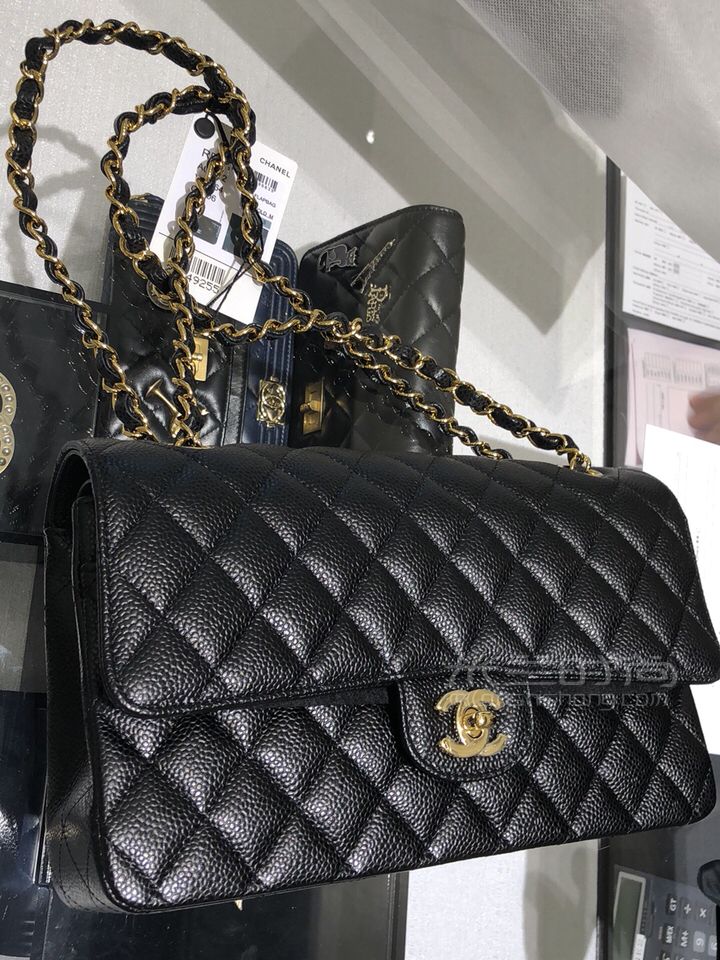 實現(xiàn)夢想的第一步先來只香奈兒包！Chanel cf黑金 (7)