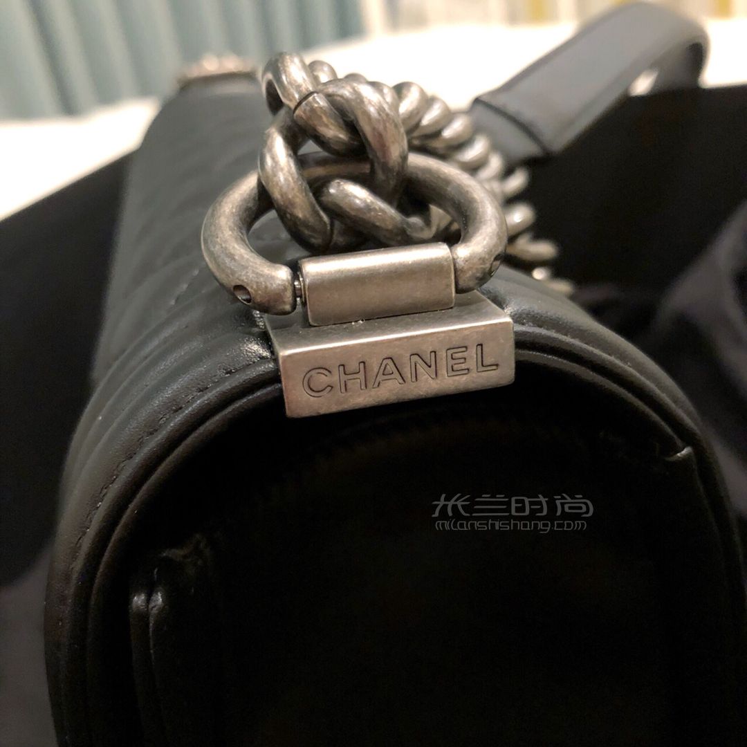 Chanel香奈兒 BOY CHANEL 黑銀 我的第一個(gè)香奶奶包 (3)