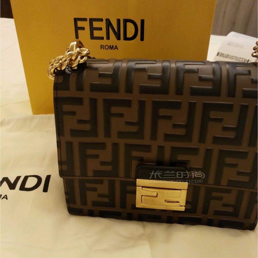 65_Fendi19年秋冬新款 kan u 老花包_箱包_時尚