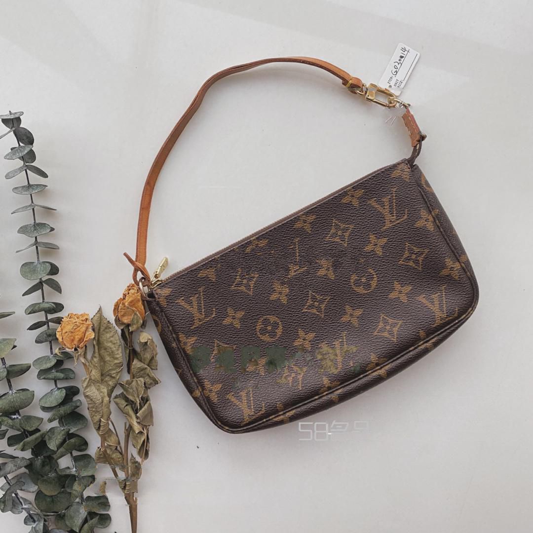 中古包分享系列之小包 LV老花麻將包,lv漆皮貝殼包中號價格_5