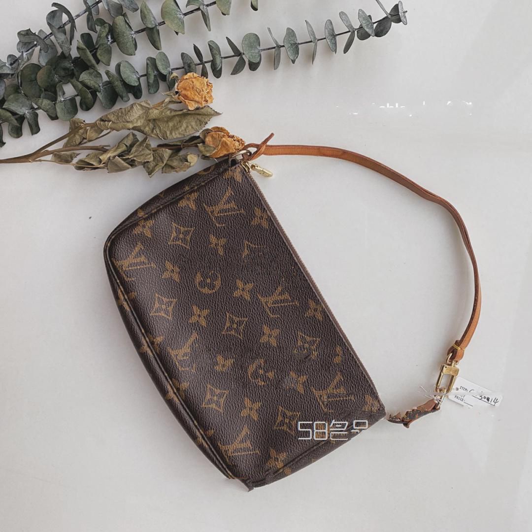 中古包分享系列之小包 LV老花麻將包,lv漆皮貝殼包中號價格_3
