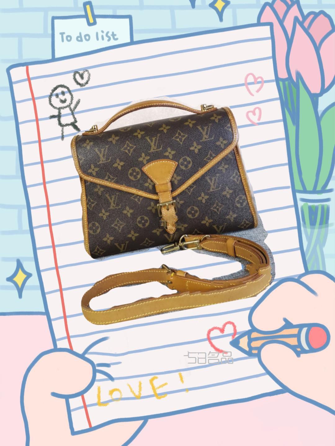我又上新包啦！1- LV 老花郵差公文包,lv正品是黃皮嗎_1