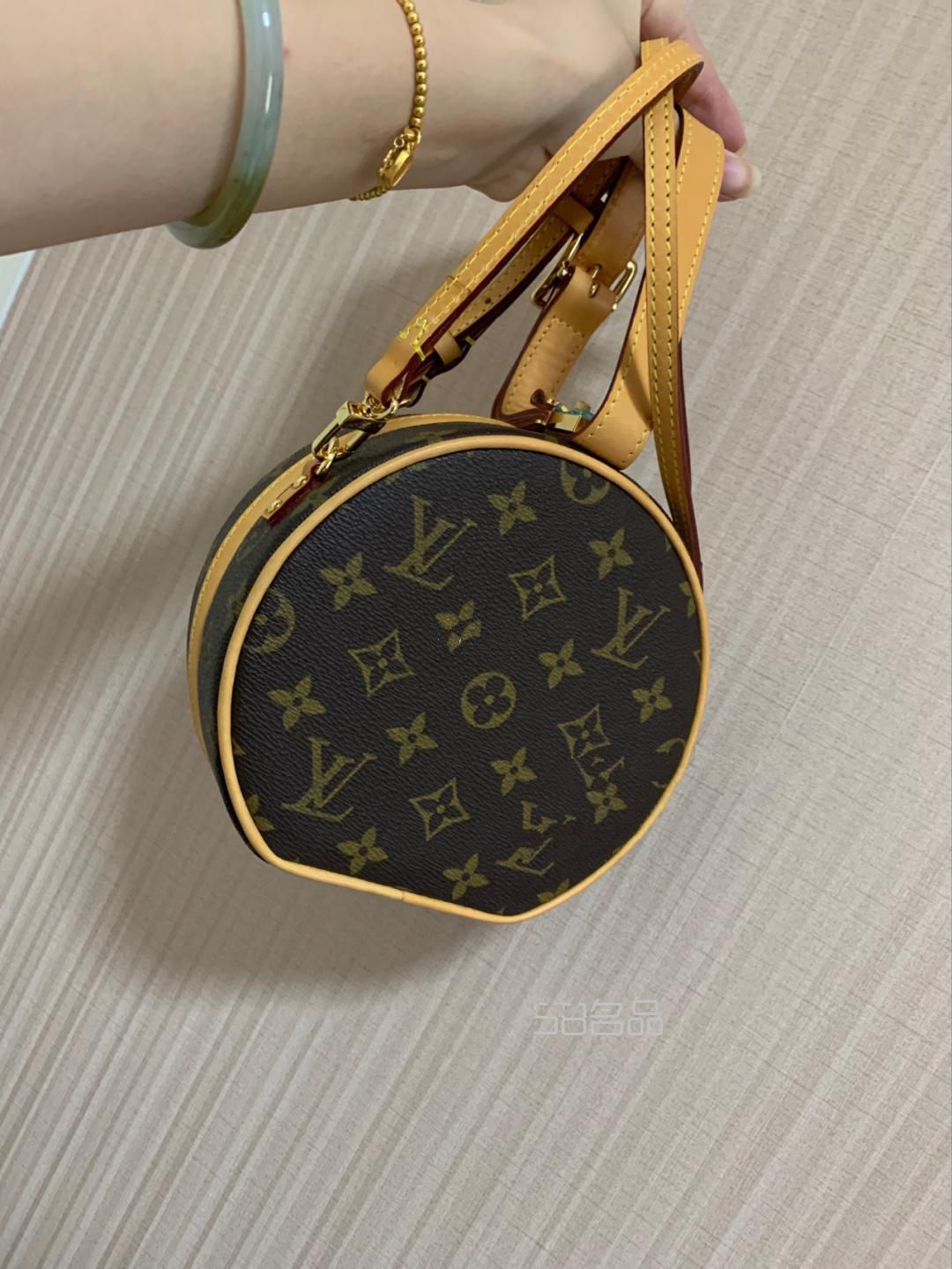 lv 小帽箱 硬盒子 圓盒子 拆包改款,lv包包粘皮通病圖片_5