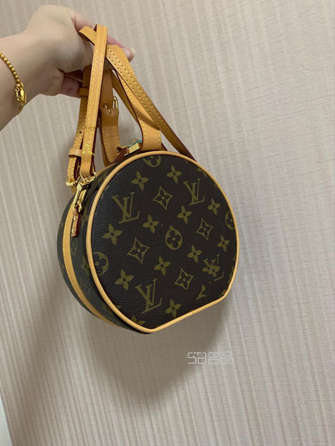 lv 小帽箱 硬盒子 圓盒子 拆包改款,lv包包粘皮通病圖片_7