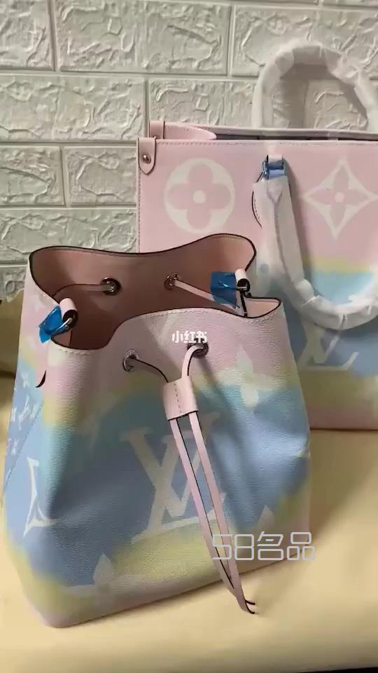 lv彩虹包包 水桶 媽咪 購物袋,lv neonoe國內專柜價格_1