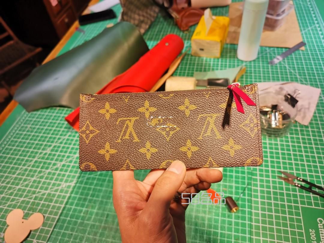 Lv老花小內(nèi)袋拆包制作米老鼠掛件和發(fā)卡,lv2014年新款女包_3