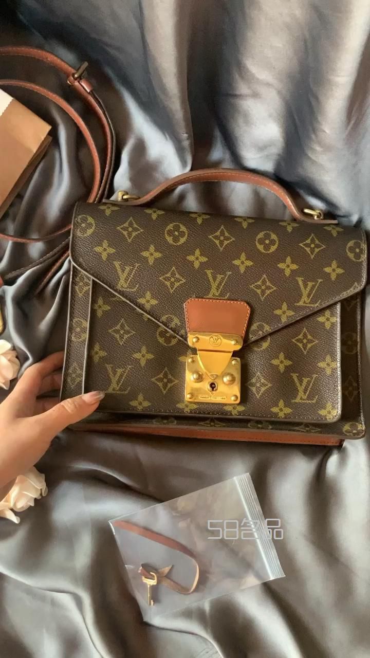 中古 vintage lv蒙梭包,lv獨(dú)有香味_1