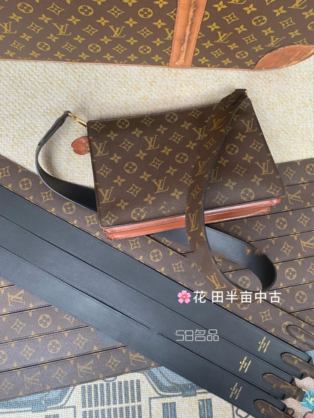 LV萬能寬肩帶【正品包拆包肩帶】中古包肩帶,lv新款女包圖片_10
