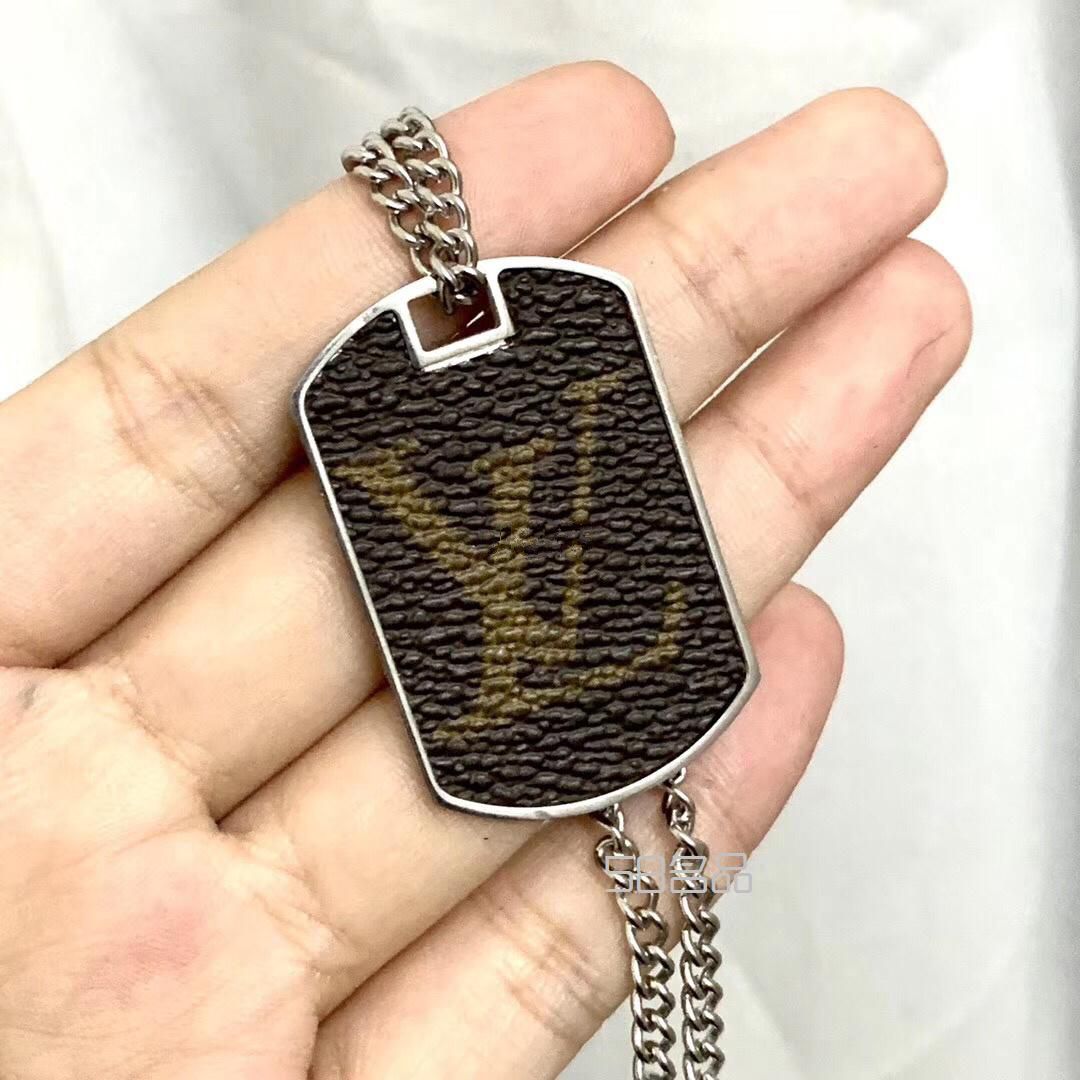 中古拆包LV項鏈,lv配皮_1