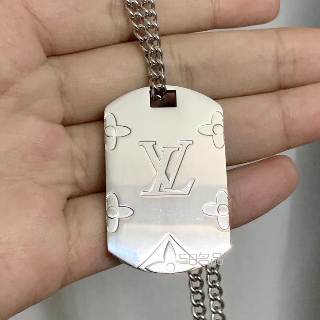 中古拆包LV項鏈,lv配皮_3