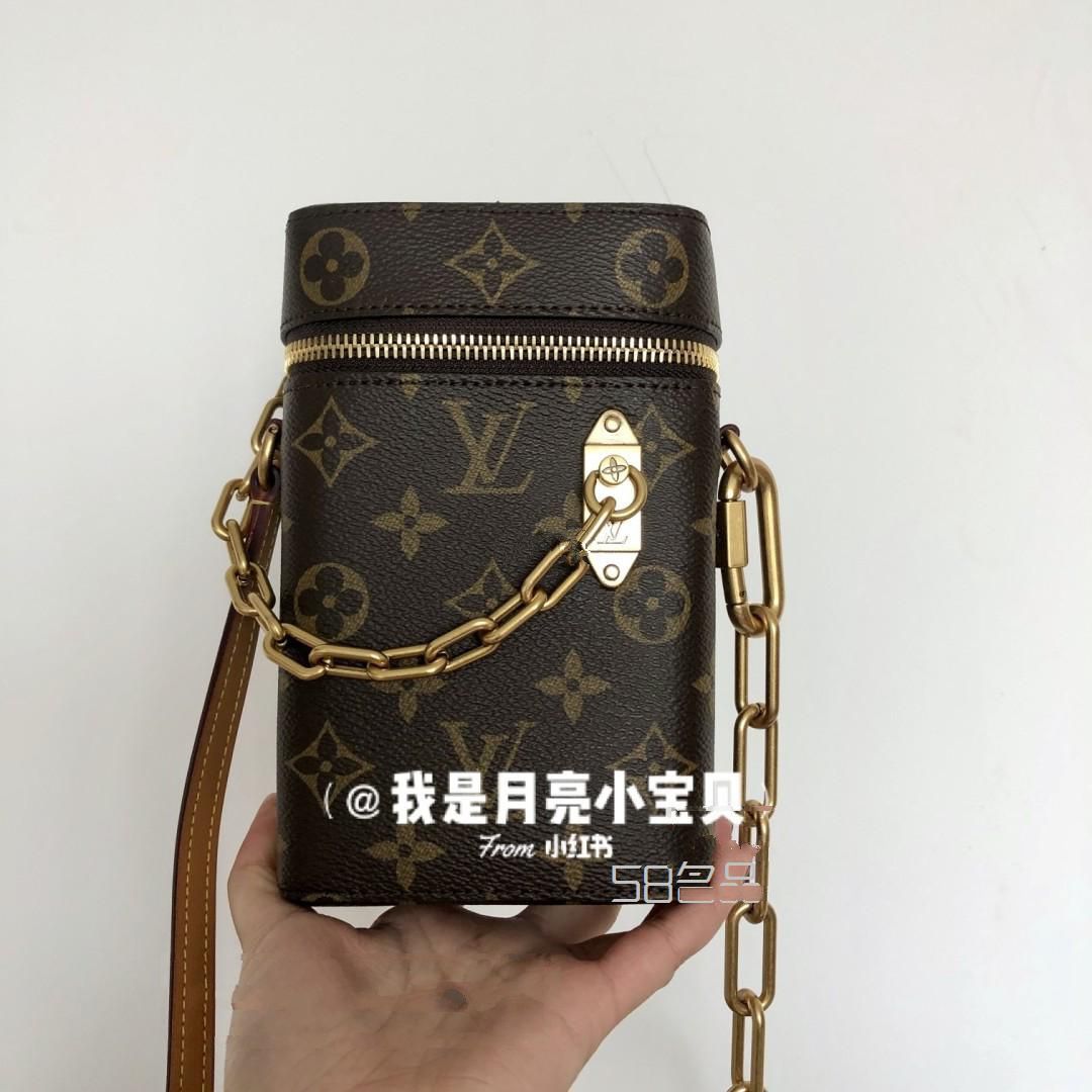 中古包拆包LV大小圓餅手機盒子軟盒子,lv m40324_3