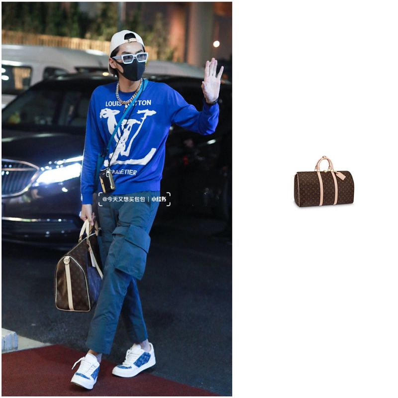 吳亦凡行走的LV包包種草機,lv錢包是真皮_9