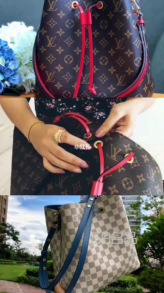 lv水桶包視頻對(duì)比講解,lv m40780搭配_1