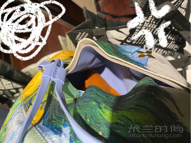 被割破的LV包包怎么修復(fù)？LV neverfull修復(fù)案例_3