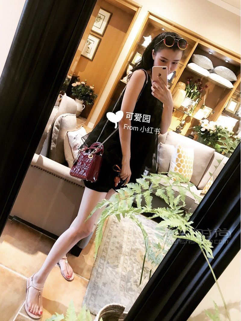 年度最愛包Lady Dior戴妃包三格 酒紅色戴妃包_2
