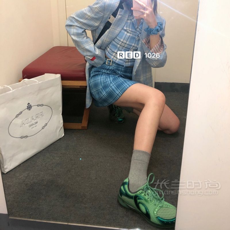 PRADA限定活力粉遮陽帽BM套裝 BrandyMelville怎么樣_3