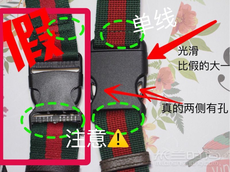 9種方式教你鑒別真假 GUCCI虎頭包千萬別買到假貨_5