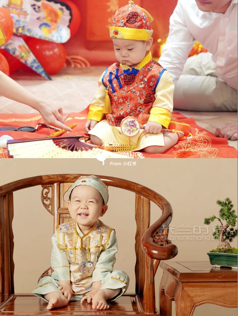 周歲分享高顏值寶寶定制紀念品 禮服相框項鏈_6