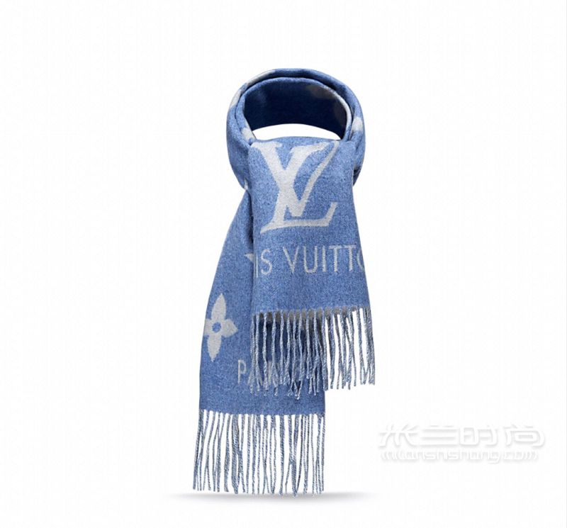 lv羊絨圍巾全球價(jià)格對(duì)比 純羊毛圍巾_3