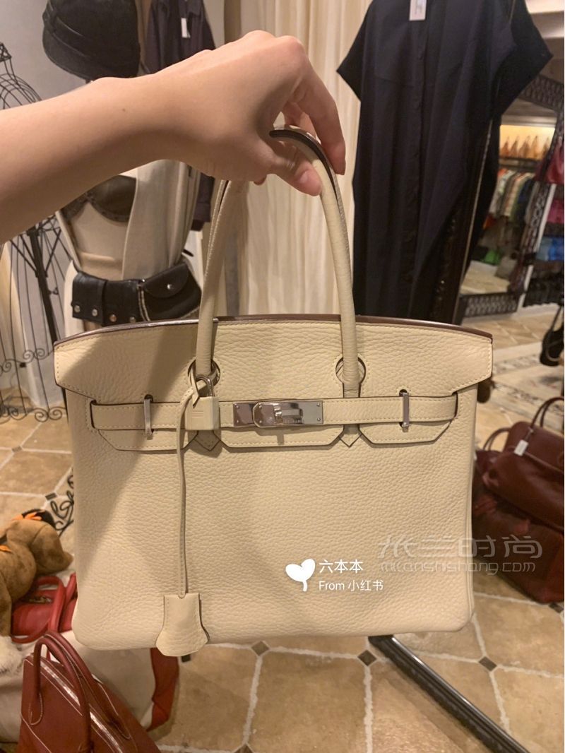 日本0配貨喜提愛(ài)馬仕奶昔白Birkin30攻略_2