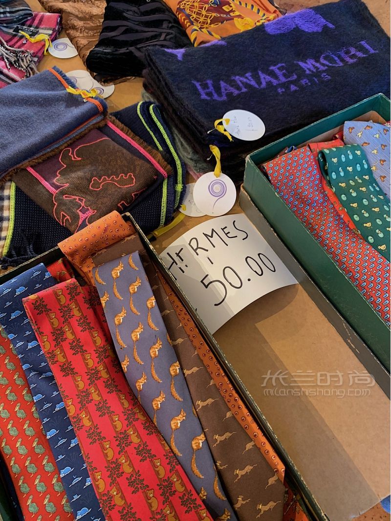 米蘭vintage中古集市 愛馬仕只要50塊！_5